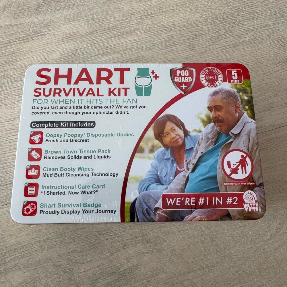 Shart Survival Kit - Red and White